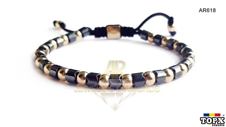 Bratara Aur 14 K model Unisex ARJEWELS(AR618)