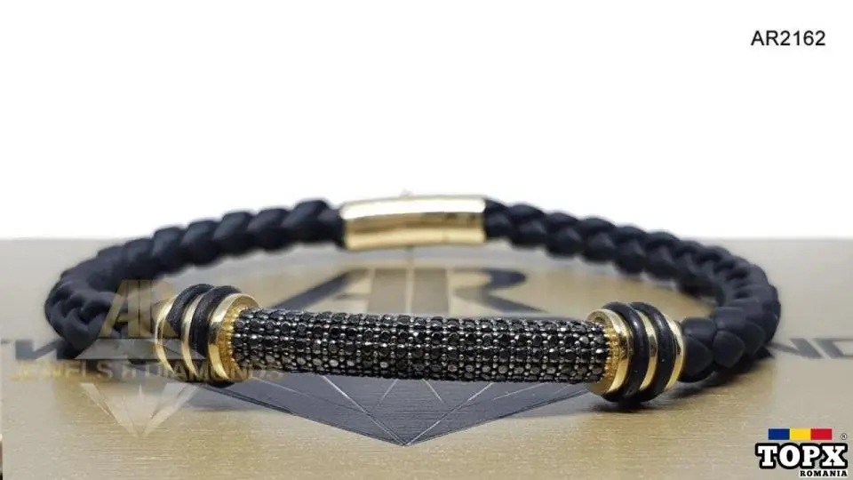 Bratara Aur 14 K model nou unisex ARJEWELS(AR2162)