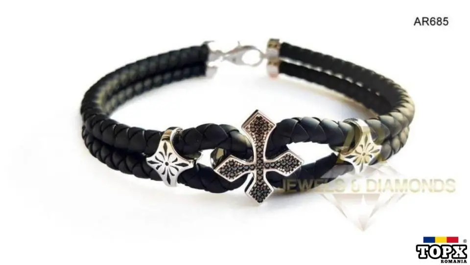 Vand bratara AUR 14 model nou deosebit ARJEWELS(AR685)