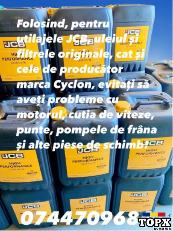 Ulei original jcb 3cx 4cx ulei producator 3cx 4cx filtre 3cx 4cx jcb - 4