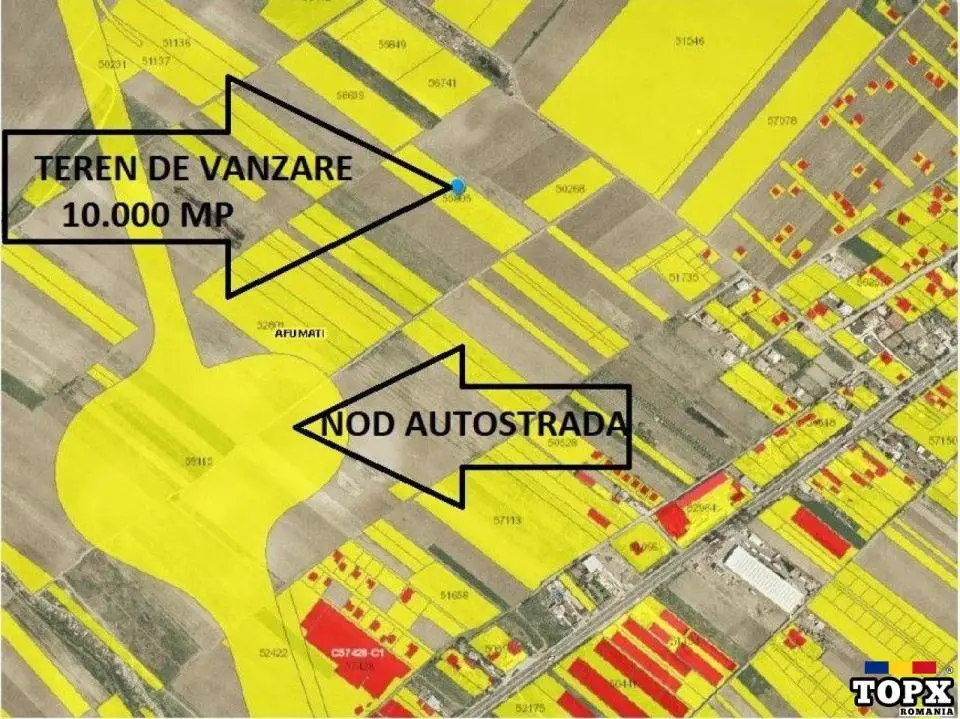 Oferta de inchiriere teren intravilan nod Afumati