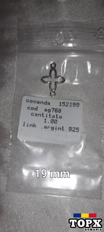 Accesorii din argint pentru bratari din snur