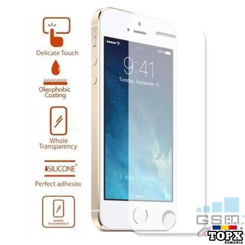 Geam De Protectie iPhone 5s Tempered Ultra Thin